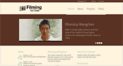 Desktop Screenshot of filmingfortibet.org